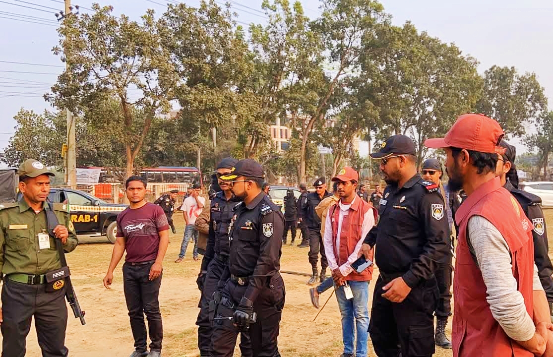 গাজীপুরে ৫টি সংসদীয় আসনে ৯৩৫টি ভোটকেন্দ্রে ১৮ হাজার আইনশৃঙ্খলা রক্ষাকারী বাহিনী মোতায়েন