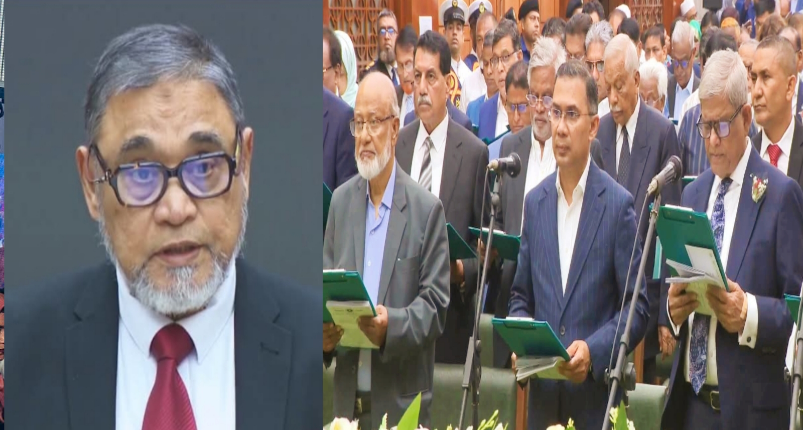 দেশের ইতিহাসে প্রথম সংসদ সদস্যদের শপথ পড়ালেন সিইসি