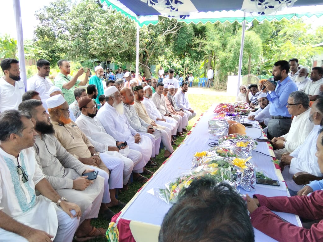 খিলপাড়া বালিকা দাখিল মাদ্রাসায় নতুন একাডেমিক ভবনের ভিত্তিপ্রস্তর স্থাপন