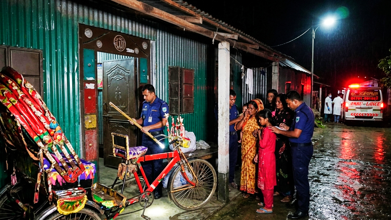 শ্রীপুরে মেয়ের পারিবারিক কলহ মেটাতে গিয়ে জামাতার লা.ঠি.র আ.ঘা.তে প্রা.ণ গেল শ্বশুরের