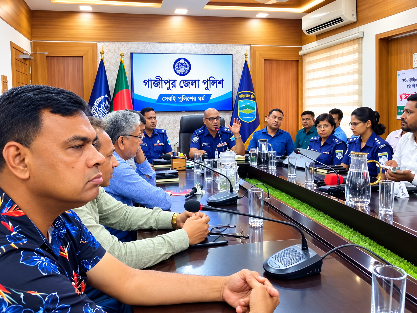 মাদক,সন্ত্রাস,চাঁদাবাজ নির্মূলে সামাজিক আন্দোলনের বিকল্প নেই-এসপি গাজীপুর